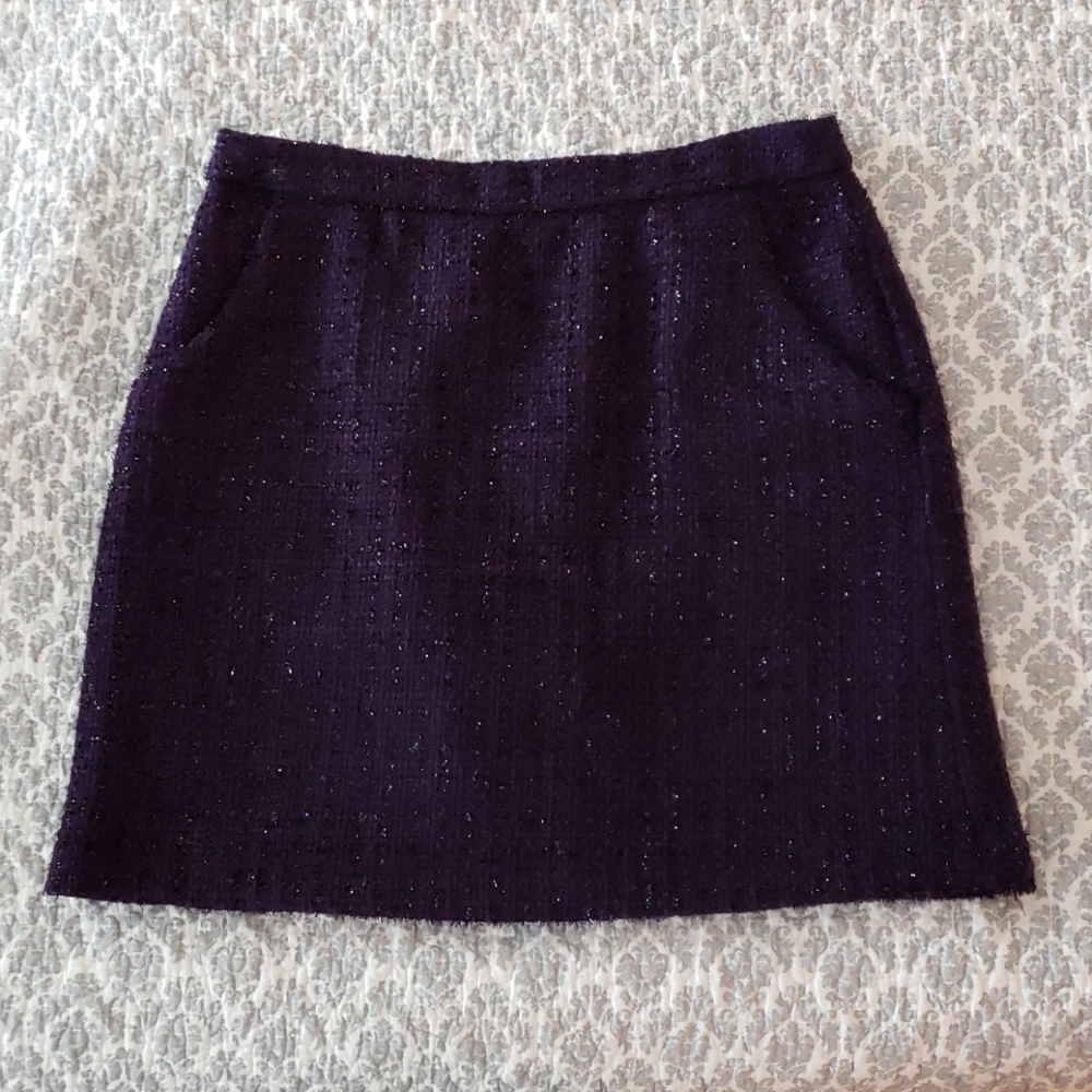 Cynthia Rowley Tweed skirt with sparkle